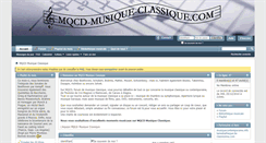 Desktop Screenshot of mqcd-musique-classique.com